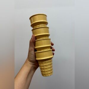 Ice Cream Cone bowls! Set of 4!